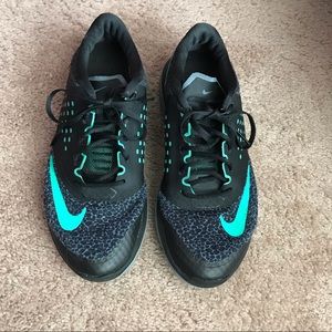 Nike Fs Lite Run 2 Womens Black Running Shoes, 10